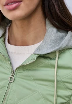 Jacke mit abnehmbarer Kapuze