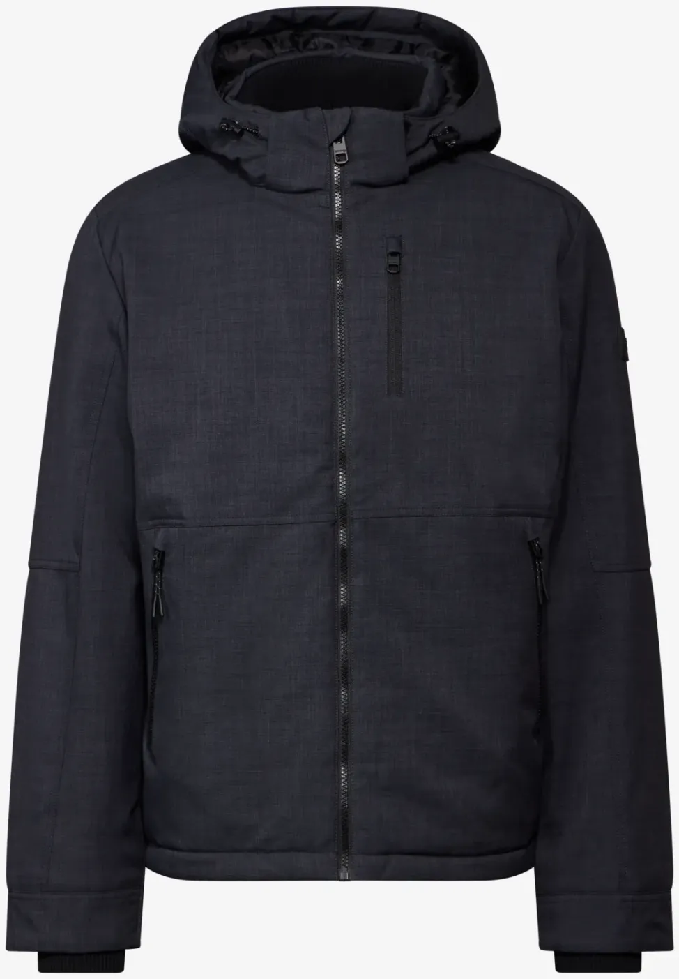 Jacke mit abnehmbarer Kapuze
