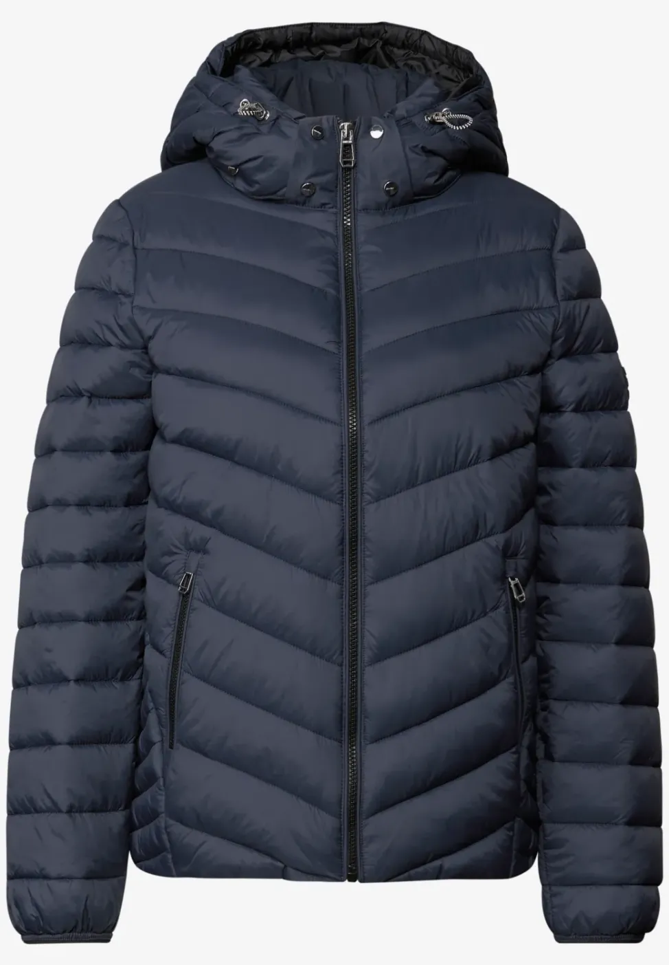Jacke mit abnehmbarer Kapuze