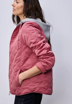 Jacke mit abnehmbarer Kapuze