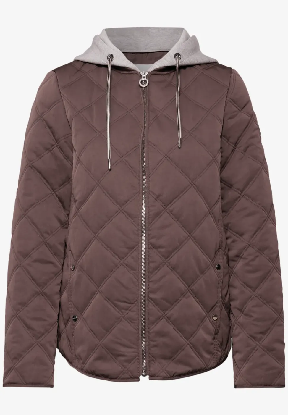 Jacke mit abnehmbarer Kapuze