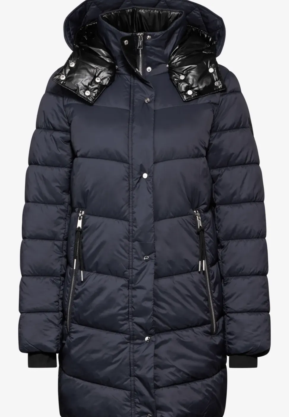 Jacke mit abnehmbarer Kapuze