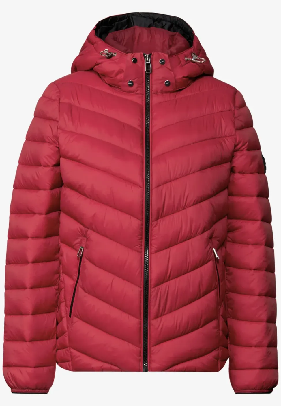 Jacke mit abnehmbarer Kapuze