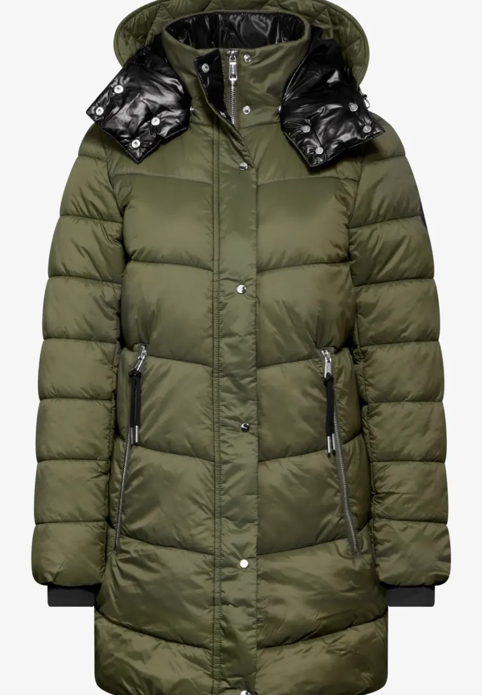 Jacke mit abnehmbarer Kapuze