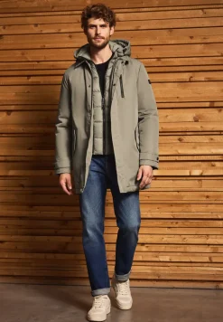 Jacke mit gefüttertem Inlay