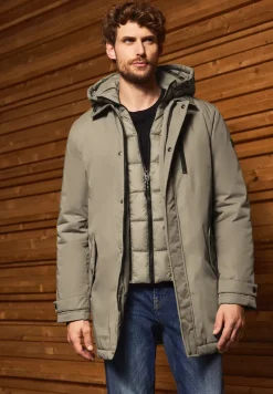 Jacke mit gefüttertem Inlay