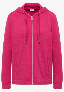 Jacke mit Kapuze und Streifenmuster