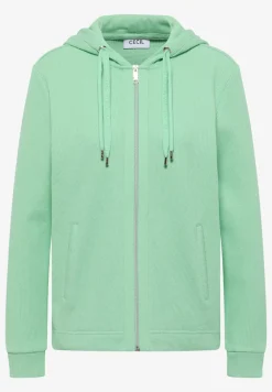Jacke mit Kapuze und Streifenmuster