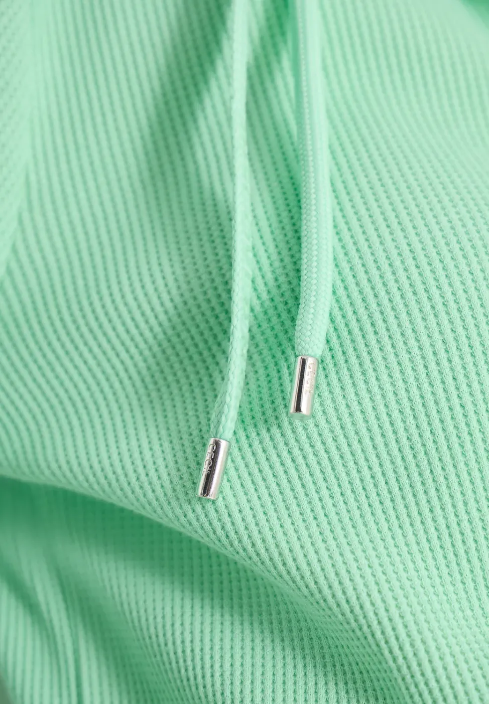 Jacke mit Kapuze und Streifenmuster