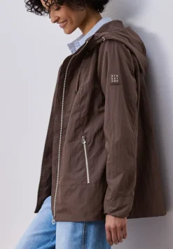 Jacke mit Kapuze und Zipper
