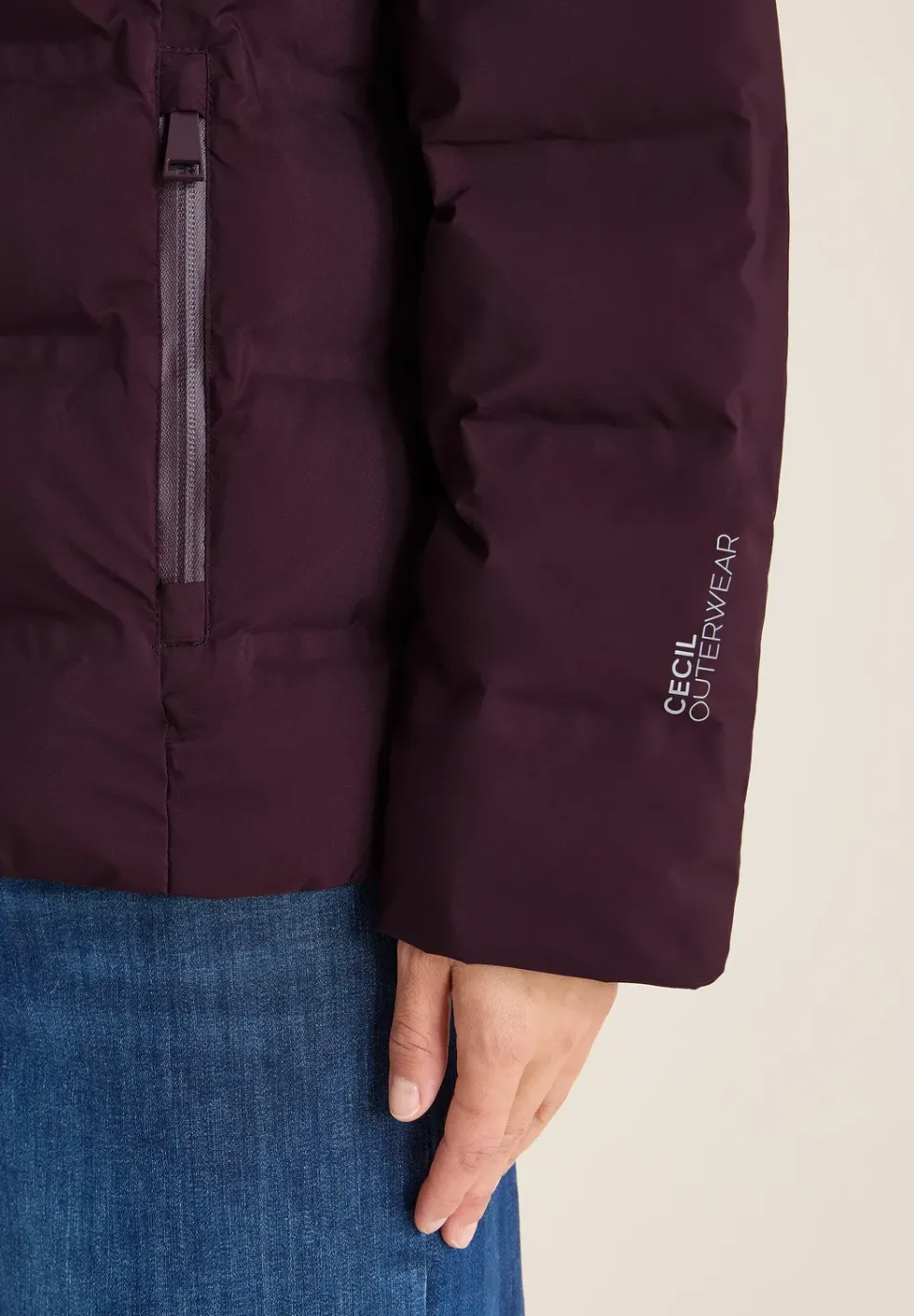 Jacke mit moderner Steppung