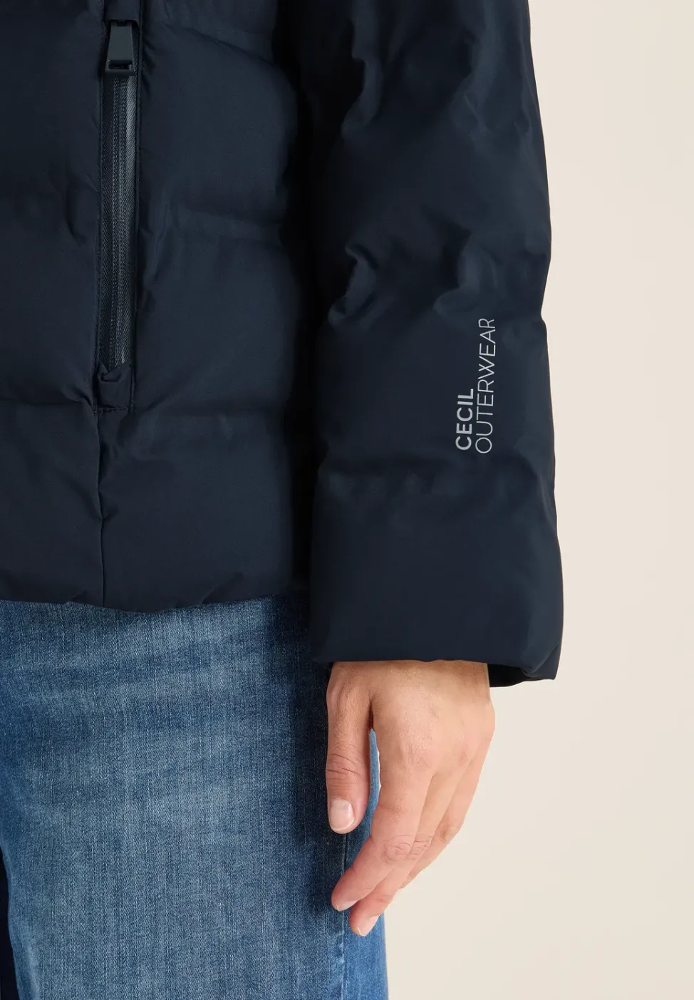 Jacke mit moderner Steppung