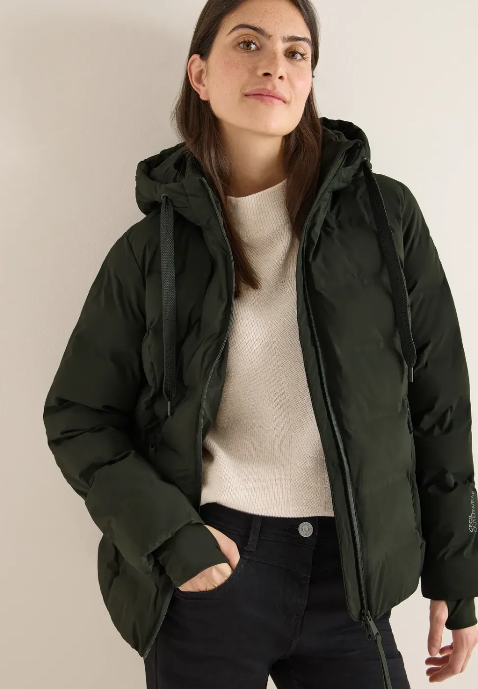 Jacke mit moderner Steppung