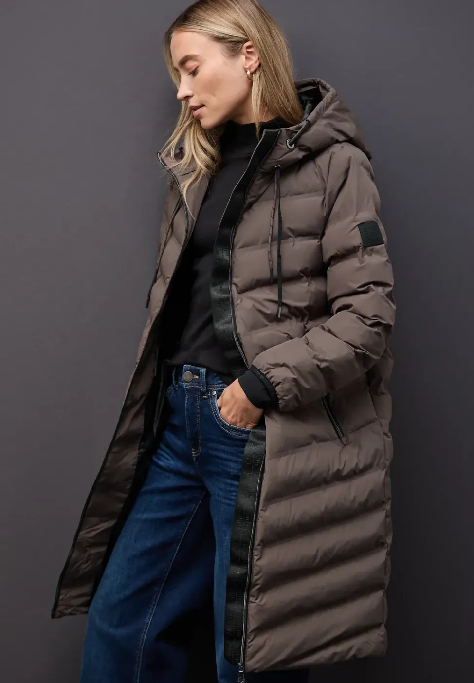 Jacke mit moderner Steppung