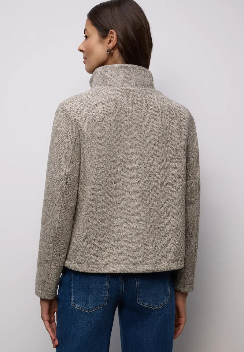 Jacke mit Stehkragen