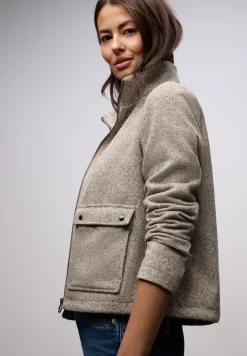 Jacke mit Stehkragen