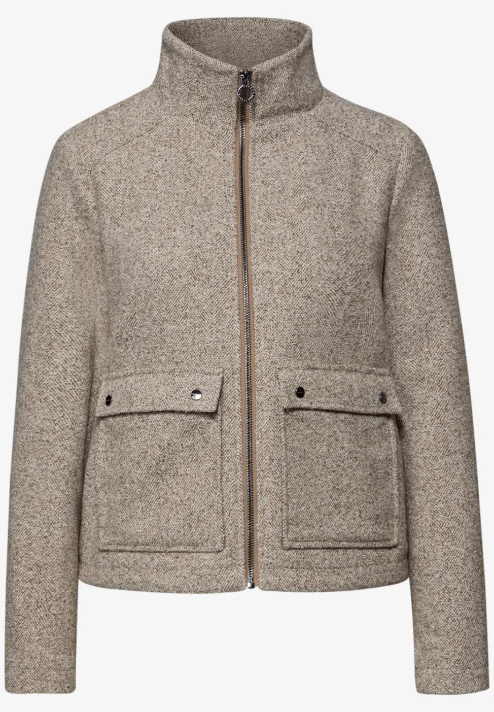 Jacke mit Stehkragen
