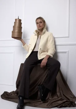 Jacke mit Stehkragen