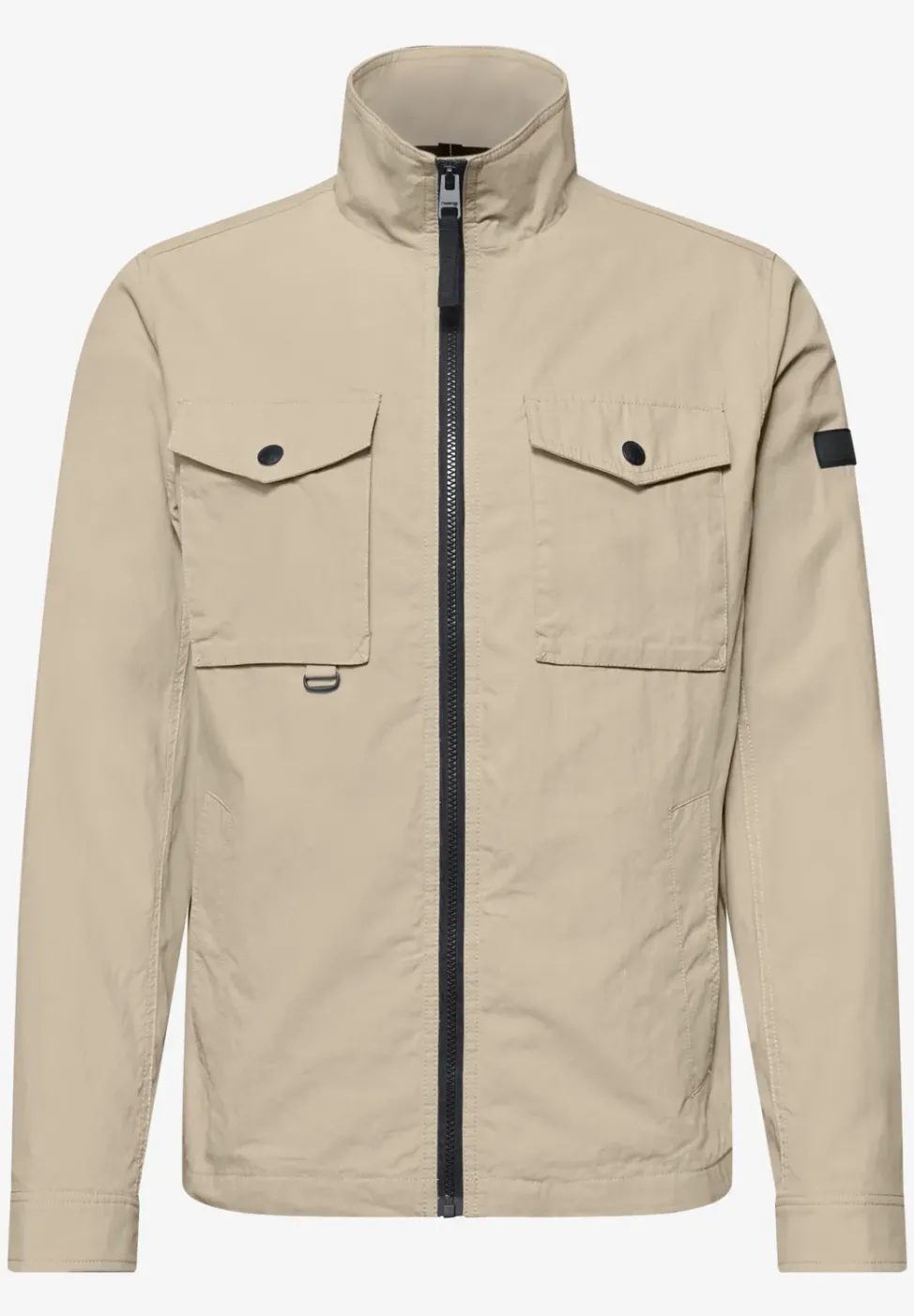 Jacke mit Stehkragen im Washed-Look