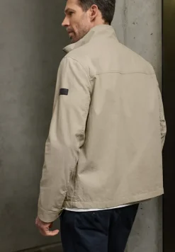 Jacke mit Stehkragen im Washed-Look