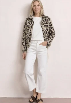 Jacke mit Stehkragen und Zipper