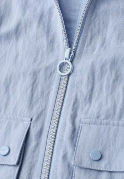Jacke mit Stehkragen und Zipper