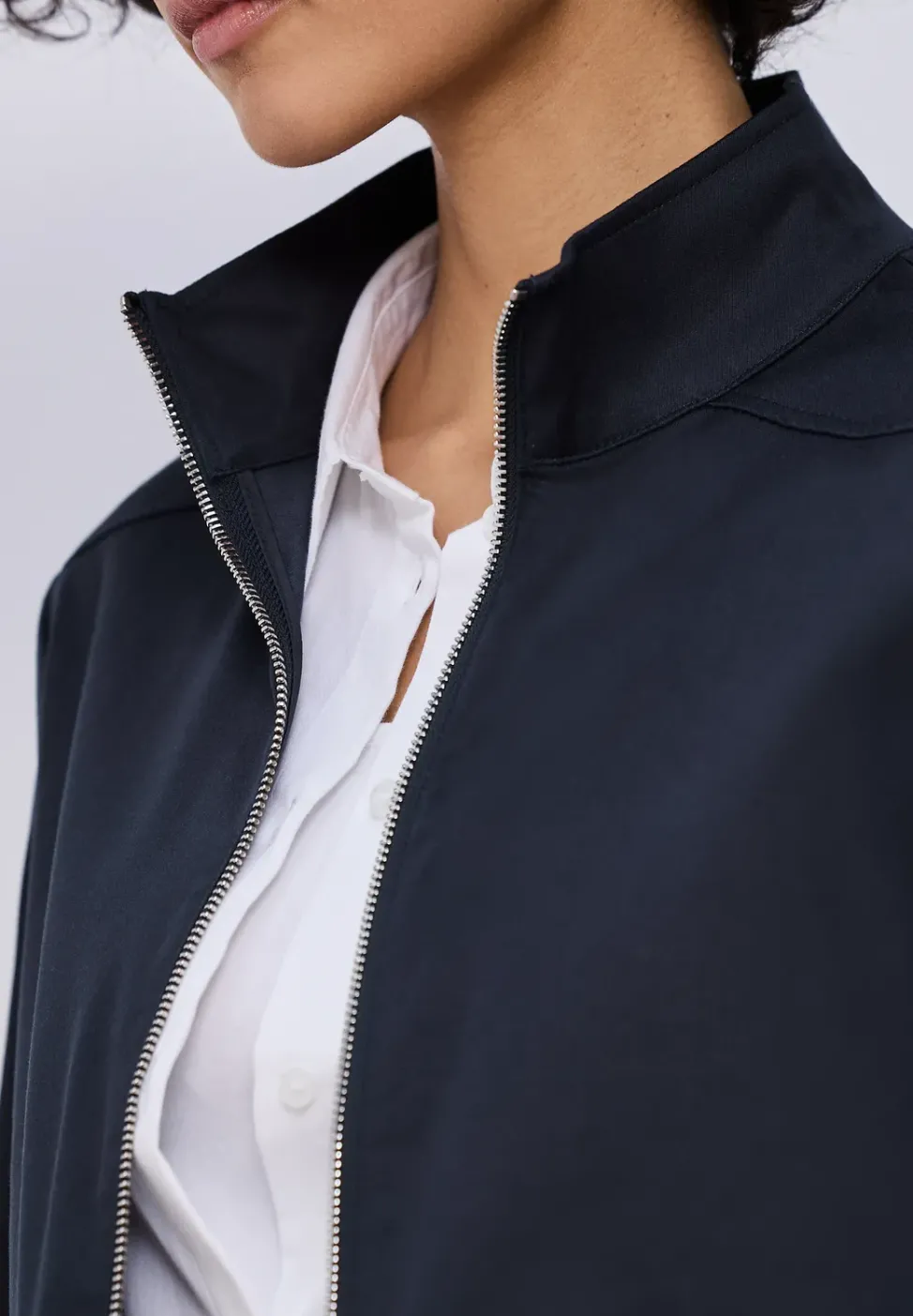 Jacke mit Tunnelzug und Zipper