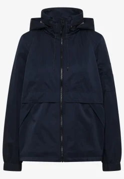 Jacke mit verstaubarer Kapuze