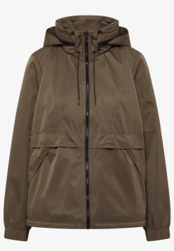 Jacke mit verstaubarer Kapuze