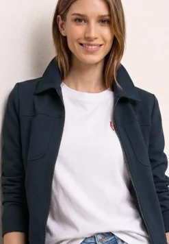 Jacke mit Zipper und Brusttaschen