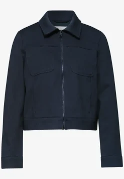 Jacke mit Zipper und Brusttaschen