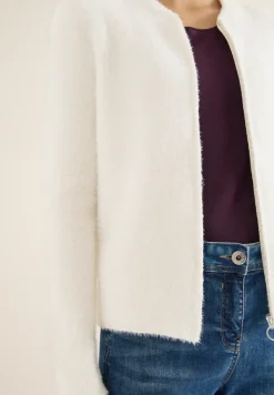 Jacquard Cardigan mit Zipper