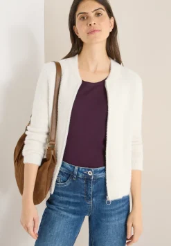 Jacquard Cardigan mit Zipper
