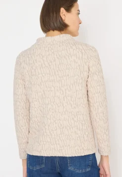 Jacquard Funnel Neck Shirt