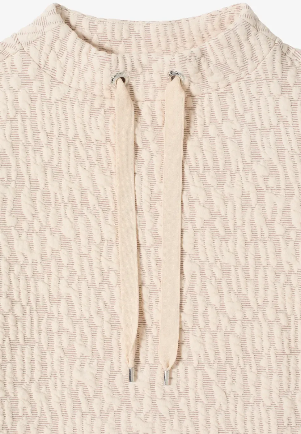 Jacquard Funnel Neck Shirt