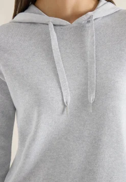 Jacquard Hoodie mit Glitzer