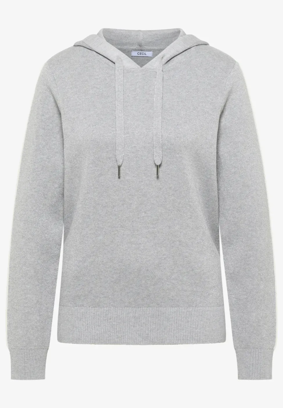 Jacquard Hoodie mit Glitzer