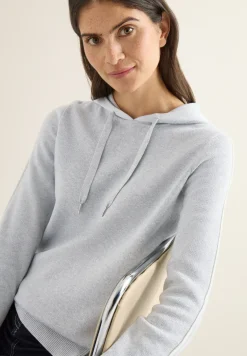 Jacquard Hoodie mit Glitzer
