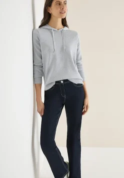 Jacquard Hoodie mit Glitzer
