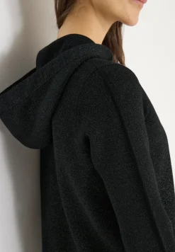 Jacquard Hoodie mit Glitzer