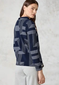 Jacquard Langarmshirt