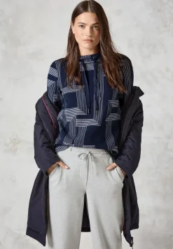Jacquard Langarmshirt