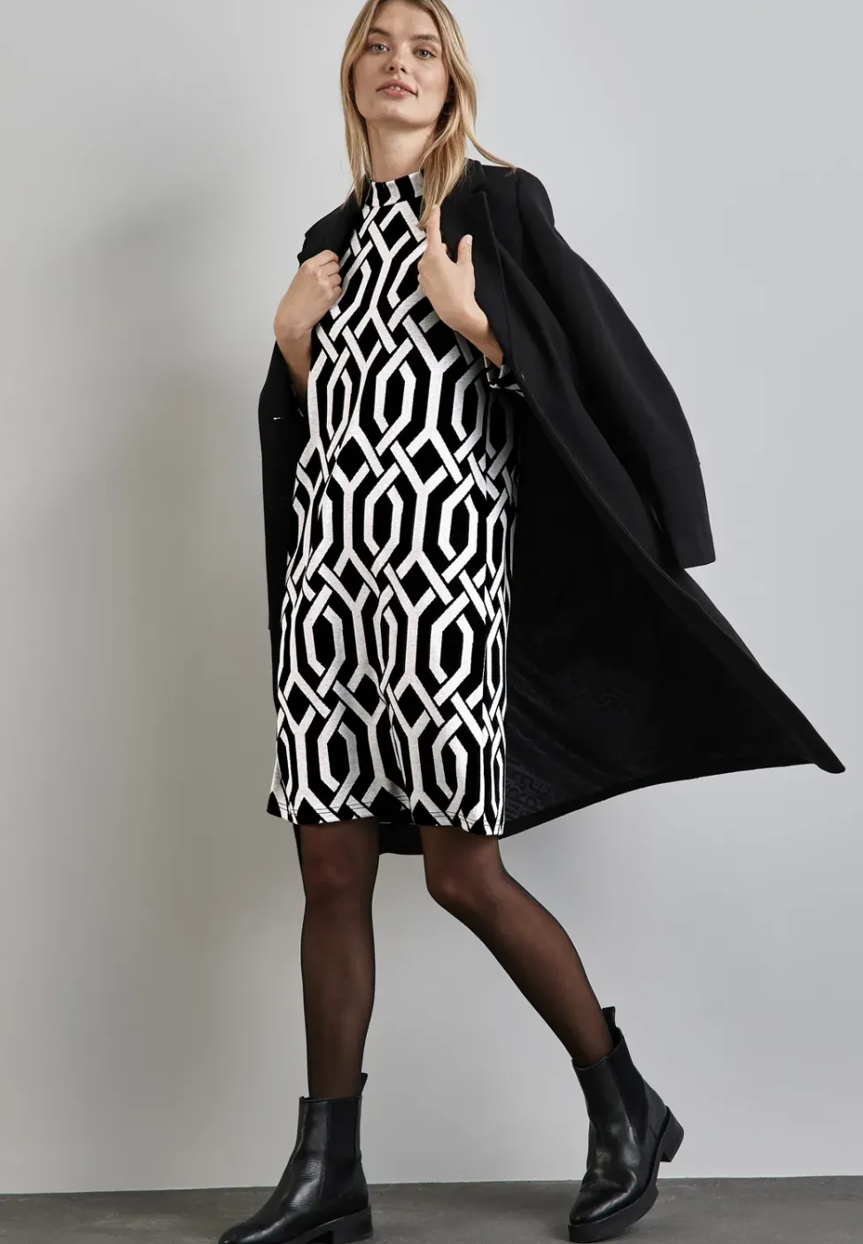 Jaquard-Kleid