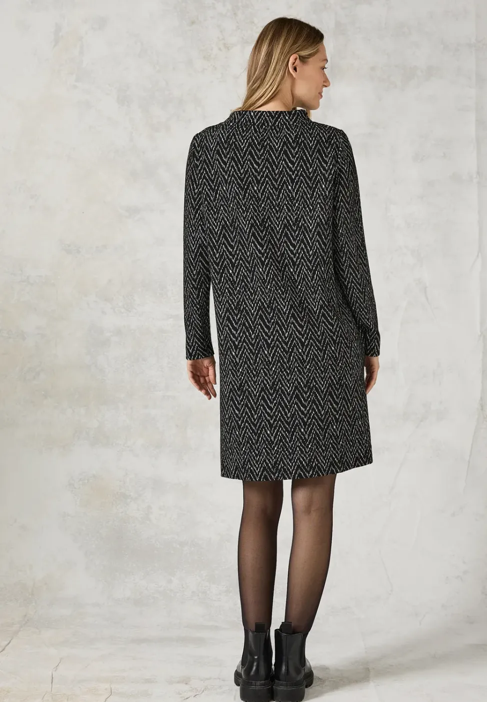 Jaquard-Kleid