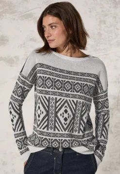 Jaquard-Pullover