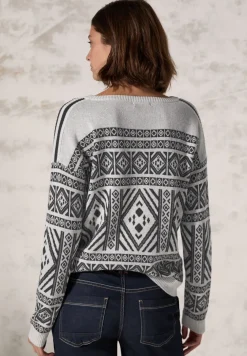 Jaquard-Pullover