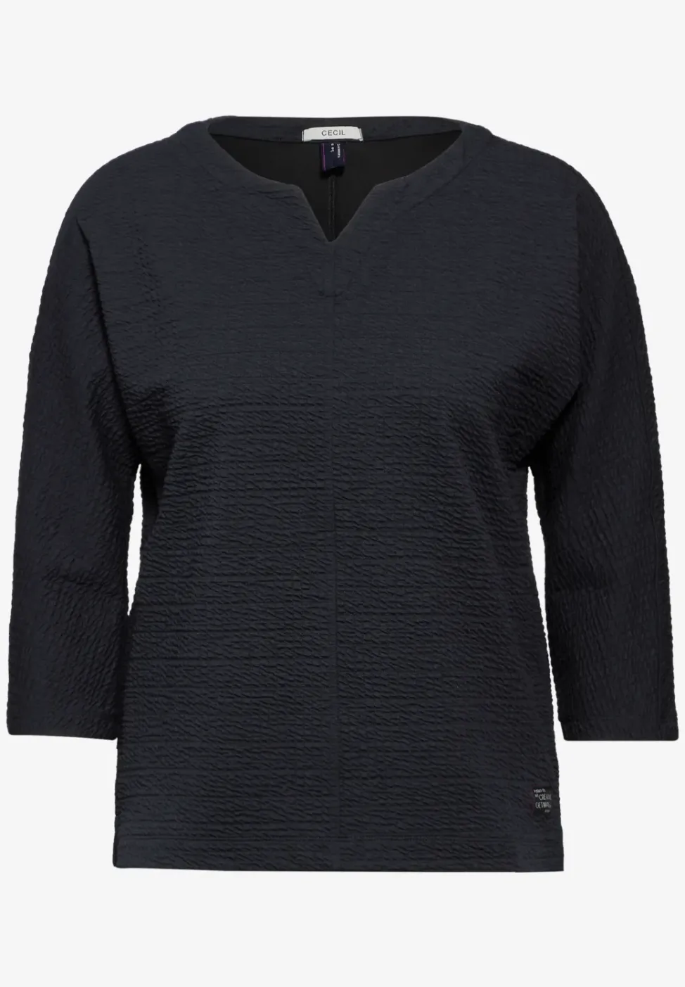 Jaquard-Struktur-Shirt