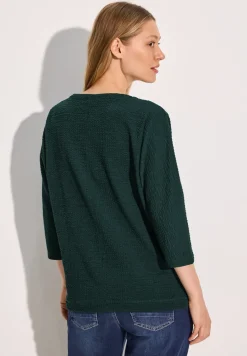 Jaquard-Struktur-Shirt