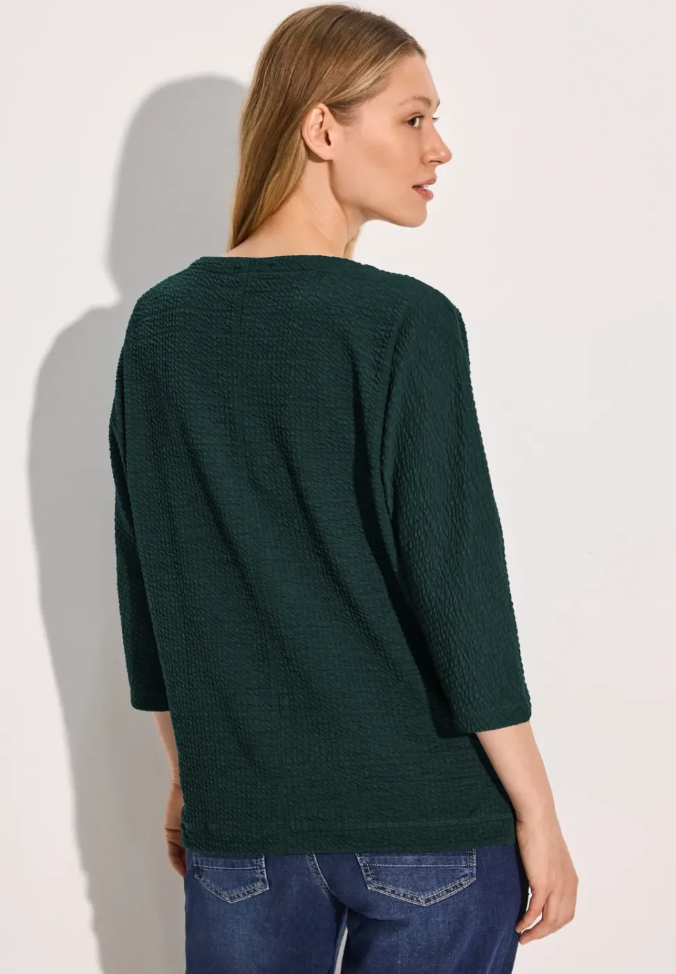 Jaquard-Struktur-Shirt