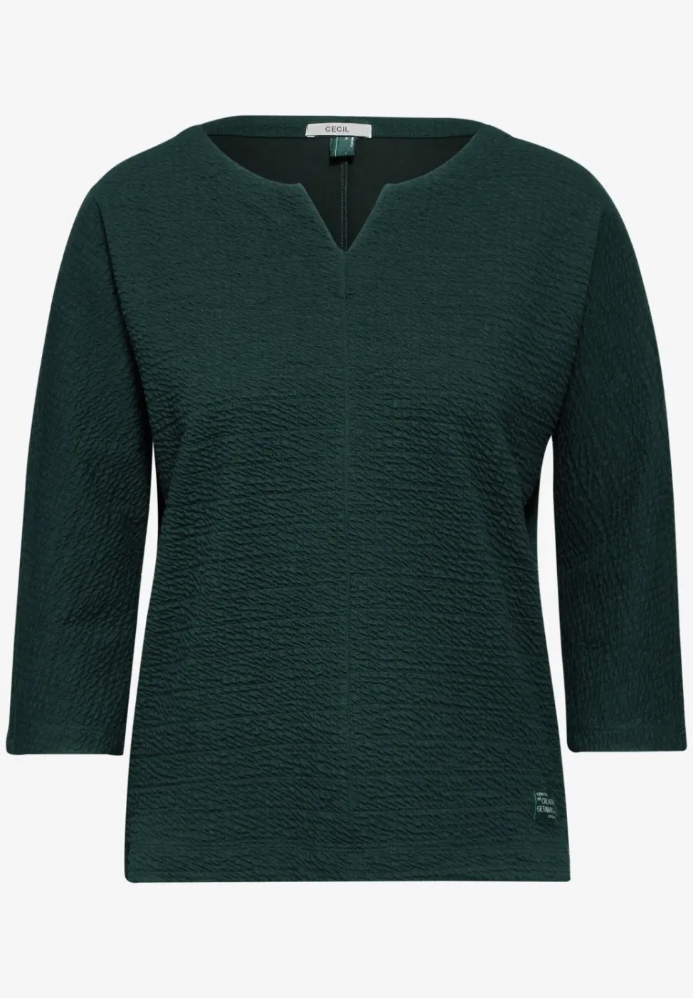 Jaquard-Struktur-Shirt